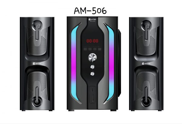 Amtec AM-506 Subwoofer Amtec System 2.1CH 8000wts BT/FM