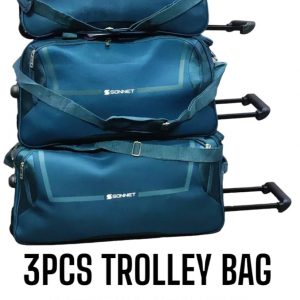 3 Pcs Trolley Bags -blue