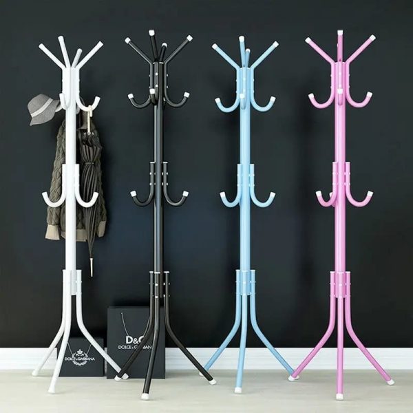 Household Bedroom Economical Clothes Rack Floor Hanger Simple Bag Rack Coat Rack