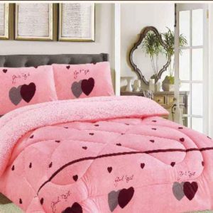 Heavy Woolen blankets-pink 5*6
