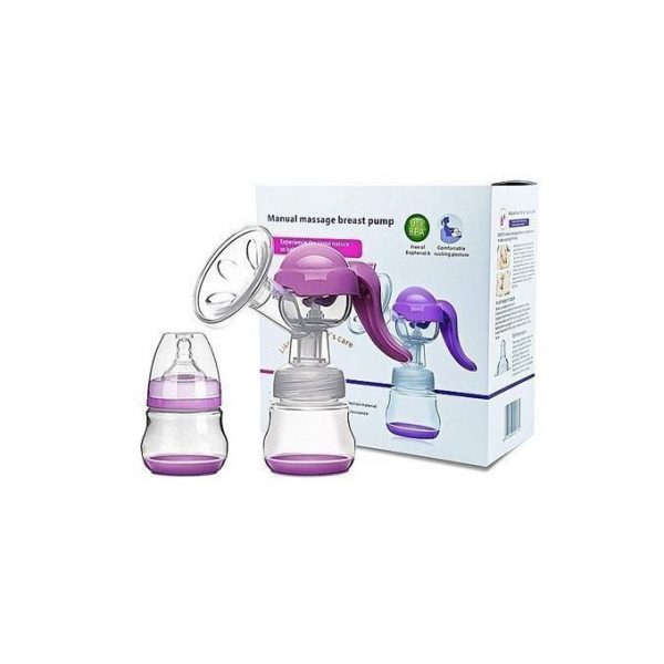 Healthy Manual Breast Pump With Free Baby Bottle Cap - Image 2
