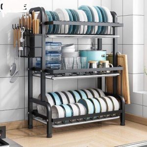 3 layers advanced new model kitchen Dish rack