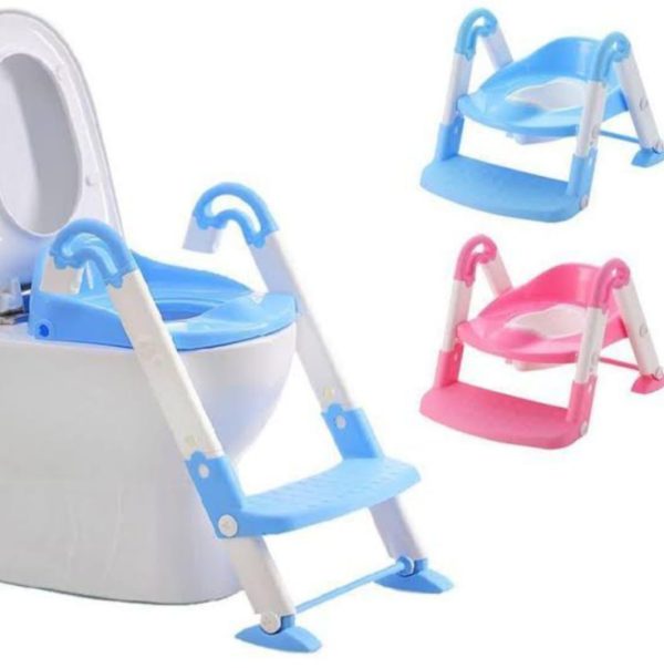 Baby Potty With Ladder - Portable Training Kids Toilet - Image 4