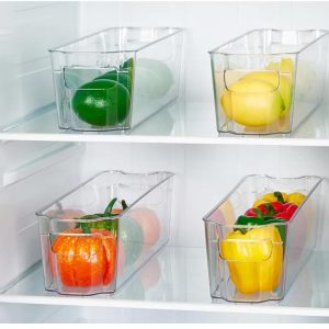 Acrylic fridge storage containers