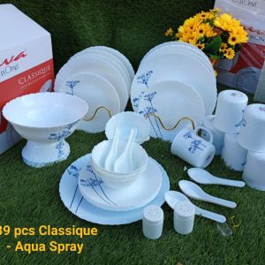 Diva dinner set 39pcs-classique aqua spray