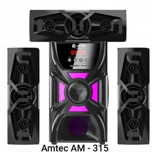 Amtec AM-315 Subwoofer AmtecSystem 3.1CH 10000wts BT/FM