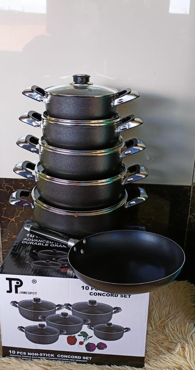10 pcs jp nonstick cookware set