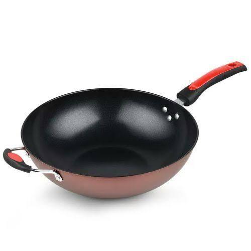 Flat Bottom/Non-Stick Wok Deep Frying Pan