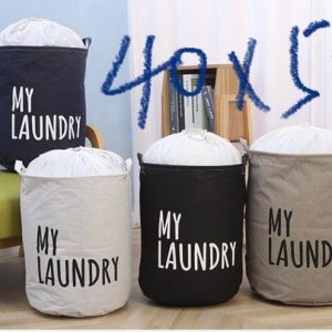 Collapsible Waterproof Canvas Laundry Basket