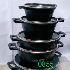 10pcs Heavy Granite Nonstick Cooking Pots Sufuria Set