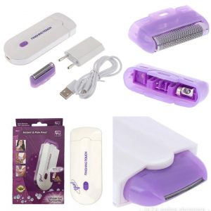 Electric face and body painless hair remover