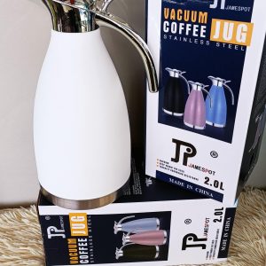 Jamespot 2ltr JP Unbreakable Stainless Steel Flask-white