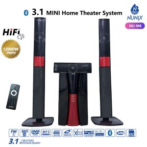 Nunix 3.1Ch Bluetooth MINI Home Theater System 12000W