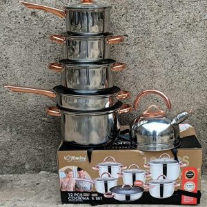 12pc Cookware with Kettle