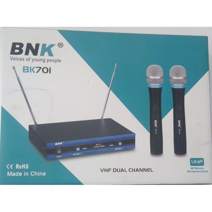 Bnk Wireless Microphone-2 Microphones BK-701 - Image 3
