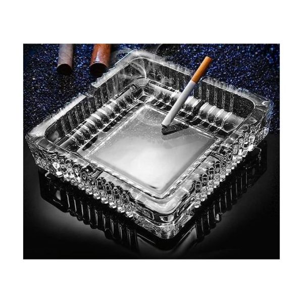 Ash Tray Square Glass - Image 3