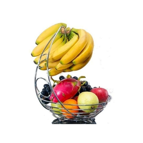 Fruit And Banana Silver Steel Rack - Image 2