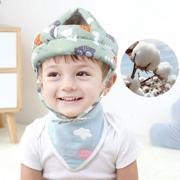 Cotton Infant Toddler Safety Helmet Head Protector - Image 2