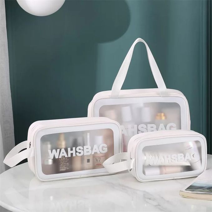 3 In 1 Waterproof Cosmetics/wash Bags - Image 2