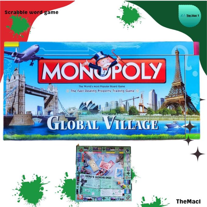 Large size monopoly global village Property trading game - Image 2