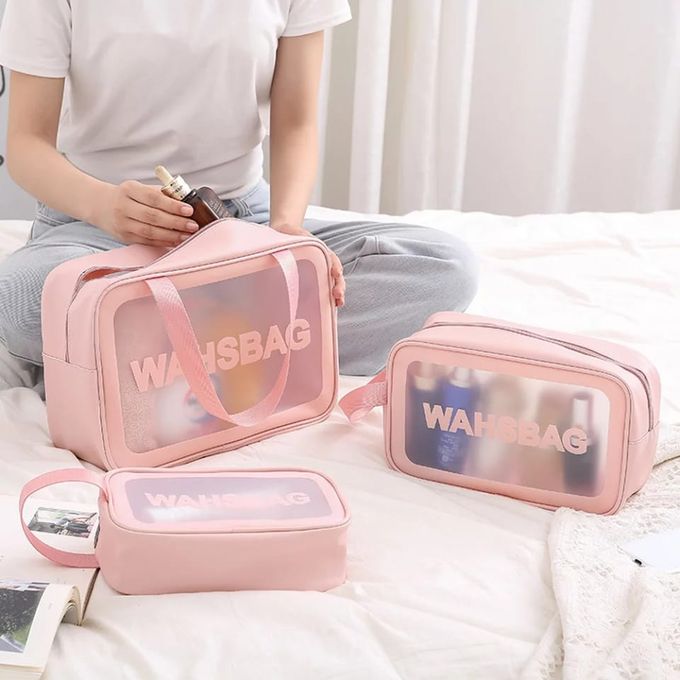 3 In 1 Waterproof Cosmetics/wash Bags - Image 3