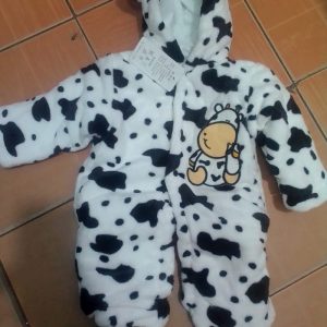 Newborn Warm Baby Heavy rompers printed