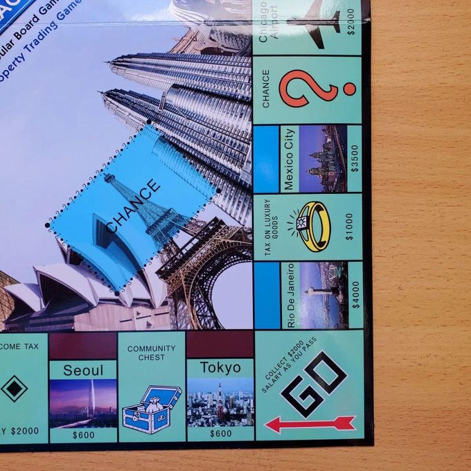 Large size monopoly global village Property trading game - Image 5