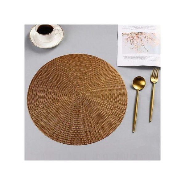 Classy Round Non Woven Place Table Mats -6pcs - Image 5
