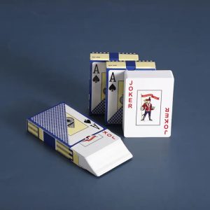 JDLROYAL PVC 100% Plastic Poker Game Playing Cards