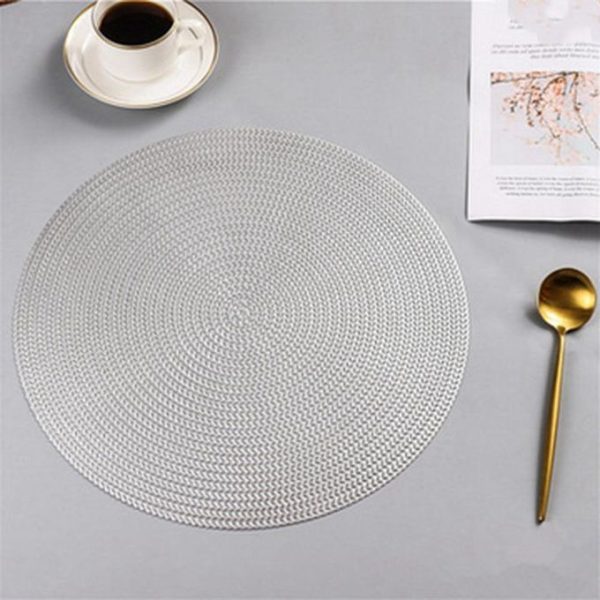 Classy Round Non Woven Place Table Mats -6pcs - Image 2