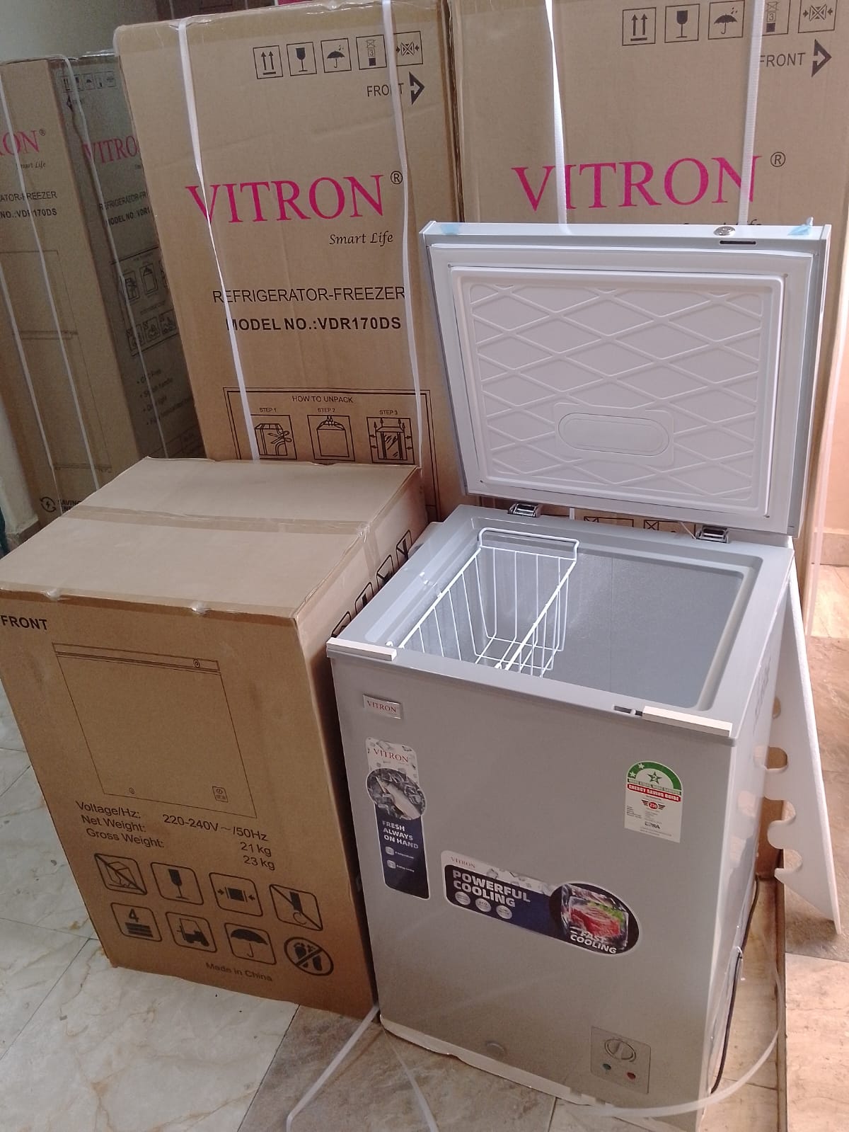 99 litres vitron deep freezer