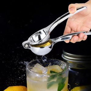 Stainless Steel Heavy Gauge Lemon Squeezer - Silver