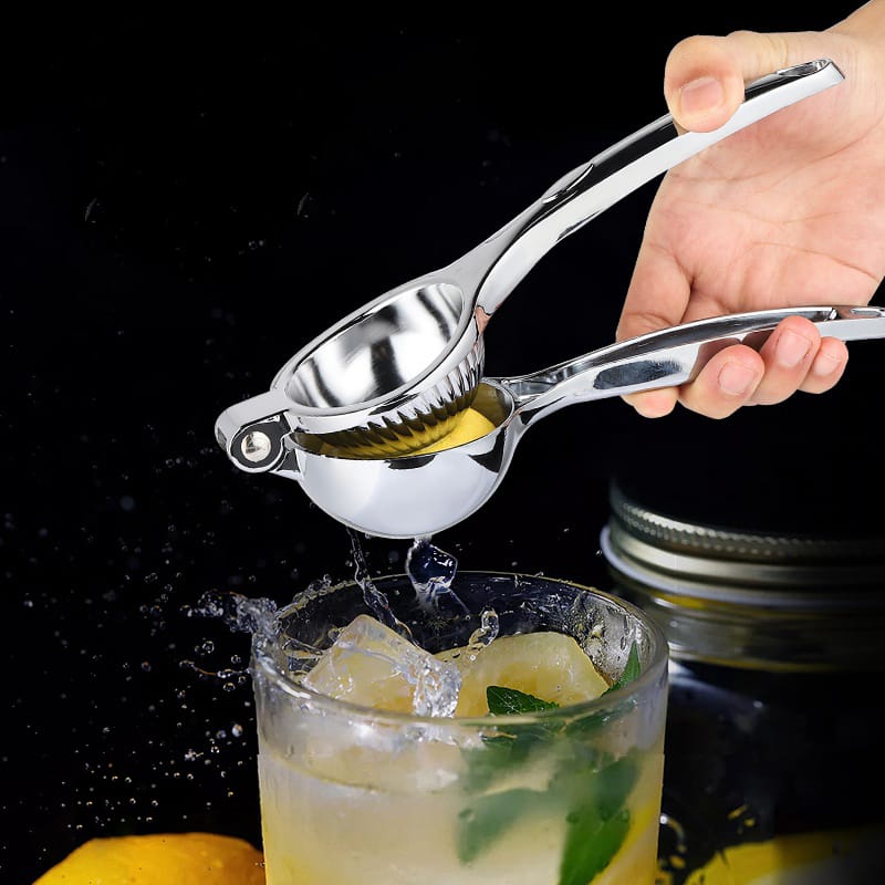 Stainless Steel Heavy Gauge Lemon Squeezer - Silver