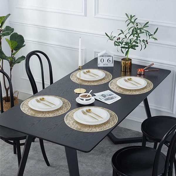 6pc Nordic round mat moon - Image 4
