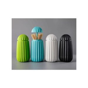 Retractable Toothpick Holder Automatic Pop-Up Toothpick Dispenser