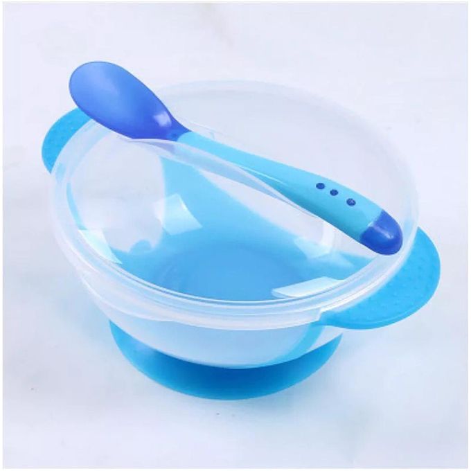 Baby Bowl Set - Baby Feeding Bowl And Heat Sensing Spoon - Image 3