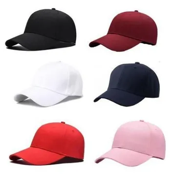 Plain Unisex Baseball Caps Adjustable Hats/caps