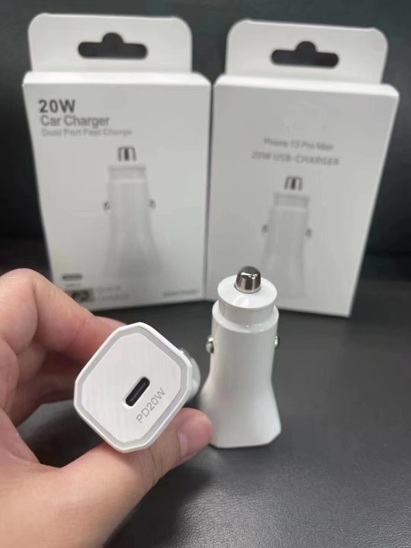 Apple 20W PD Car Fast Charger With USB C LIGHTNING CABLE For IPHONE 12 13 14 PRO MAX