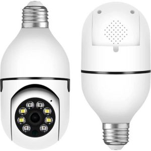 WiFi 1080P Night Vision Wireless 360 Degree Cctv Security Light 360 Panoramic Bulb Camera