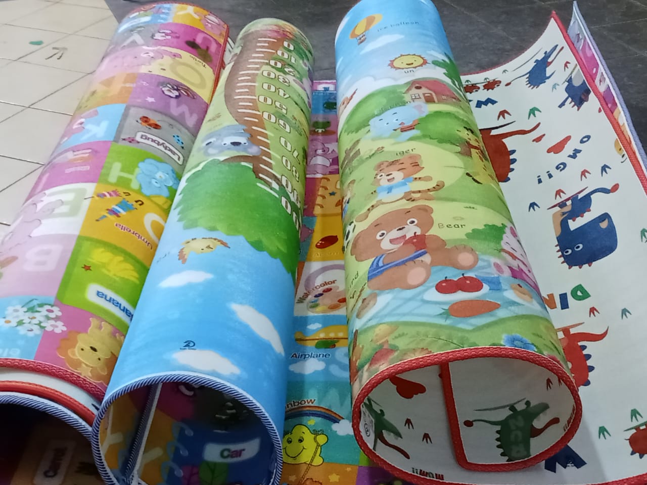 Baby Play Mat, Double Sided Foam- Multicolor