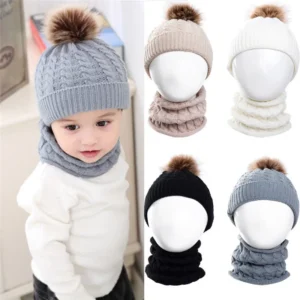Hot Stuff and High quality Baby Hat And Scarf Set