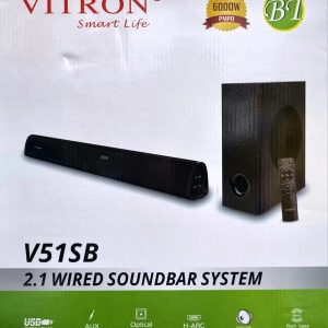 Vitron  V51SB 2.1 SUPER Soundbar With Bluetooth 6000Watts