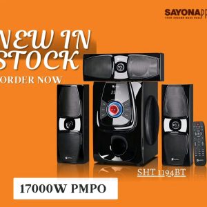 Sayona SHT-1194BT HOME THEATRE SYSTEM 3.1Ch 17000W PMPO
