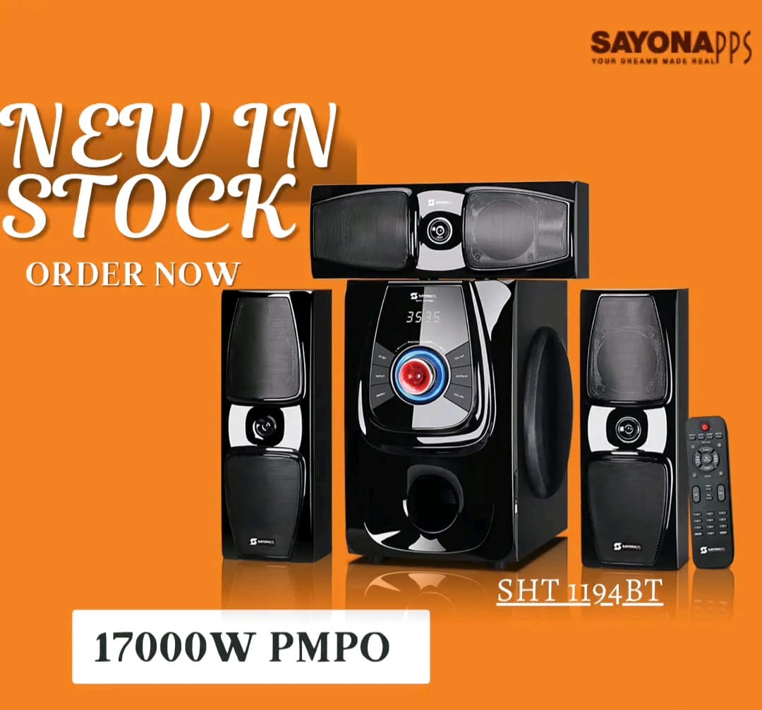 Sayona SHT-1194BT HOME THEATRE SYSTEM 3.1Ch 17000W PMPO