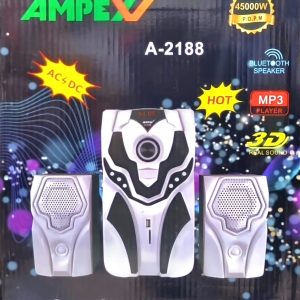 Ampex 2.1 A-2188 Subwoofer With Bluetooth/USB/SD/FM