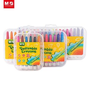 12 Piece twistable Coloring Crayons