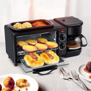 3 IN 1 BREAKFAST MAKER 9litres; TOASTER,OVEN, COFFEE MAKER
