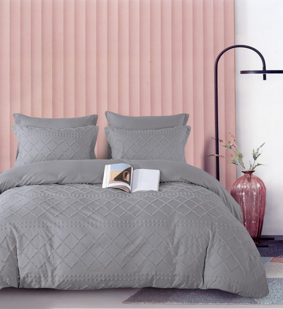 Luxury Tufted Wave Design Duvet cover set - Image 4