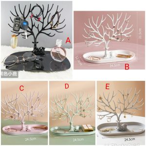 Coral Earrings Necklace Ring  Pendant Bracelet Jewelry Cases&Display Stand Tray Tree Storage jewelry