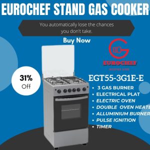 3+1 EuroChef Standing Cooker